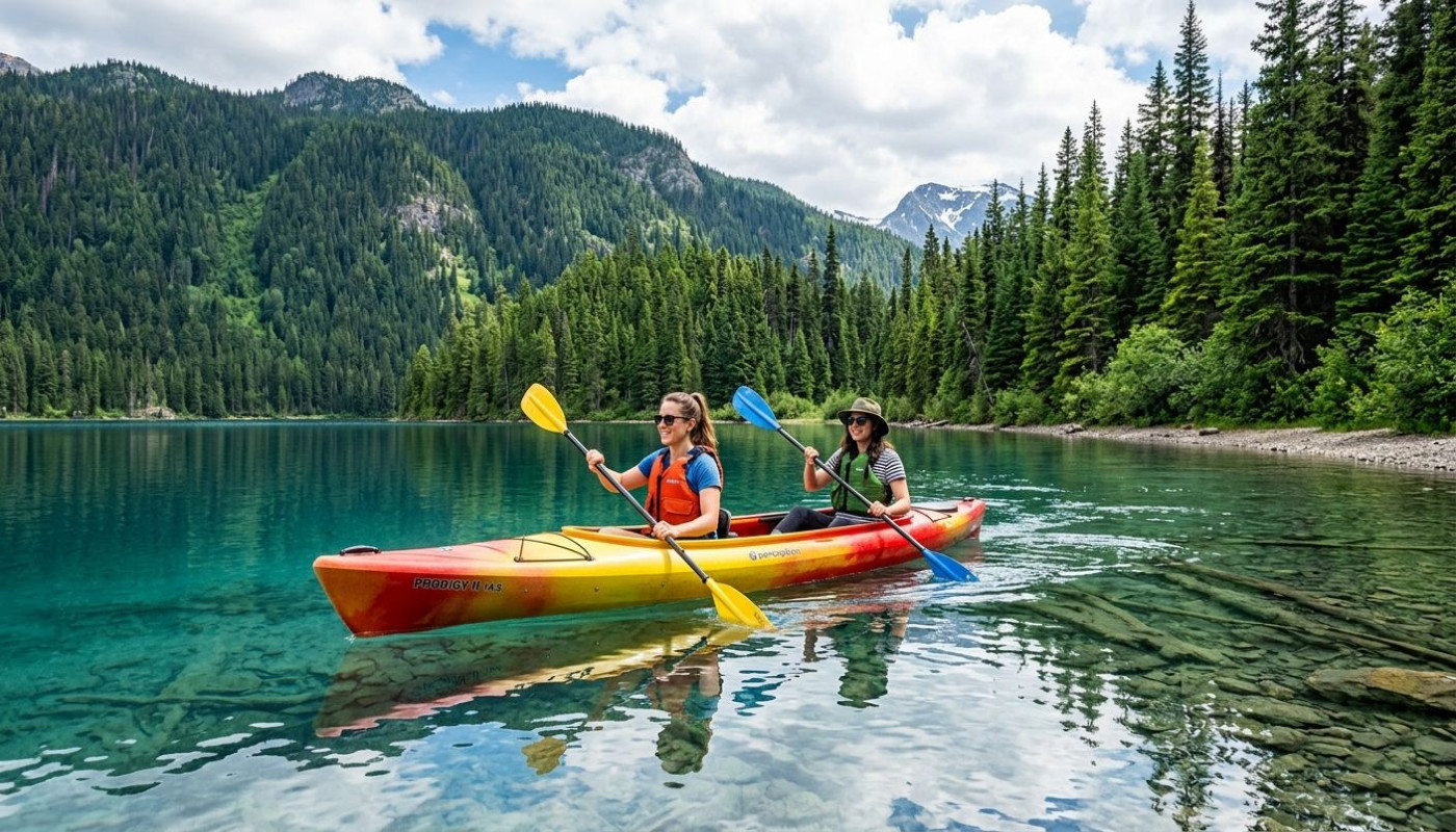 Benefici del kayak gonfiabile per due persone nelle attività all'aperto